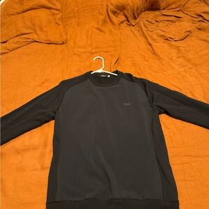 Rapha Black Windproof Sweatshirt merino
